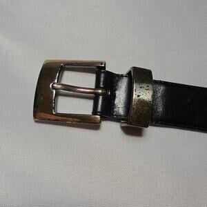 Fossil Women's Black Leather Belt Size Small BT7797BLK S Vintage